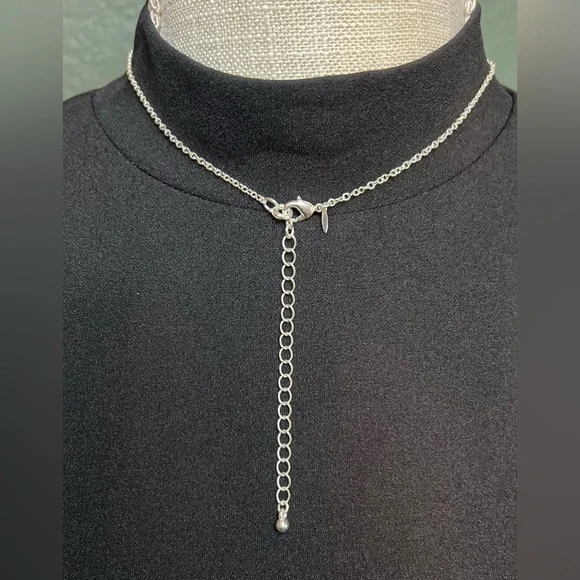 Vintage SAO Victorian Revival Faux Pearl, Bead, Rose, & Rhinestone Necklace - Picture 4 of 4